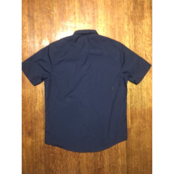 Sean John Men's Navy Short Sleeve Button-Up Shirt Size Medium - Picture 3 of 16